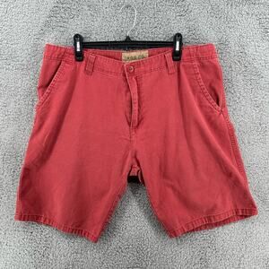 Iron Co Red Cotton Golf Shorts Men’s Sz‎ 36